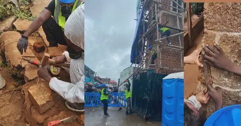 Bullet-Marked Stones from Old Fourah Bay College Used to Restore Freetown Clock Tower