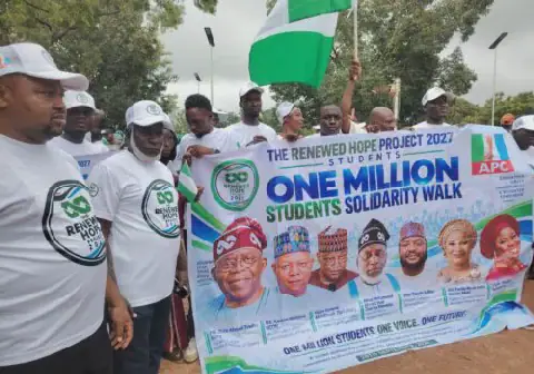 2027: Renewed Hope group mobilises students in Abuja, targets 12m votes for Tinubu