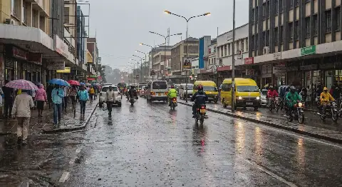 Central Kenya, Coast and Nairobi set for light to moderate rainfall in first 5 days of October