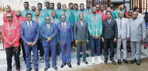 CHAN de volley-ball messieurs: Les vice-champions reçus