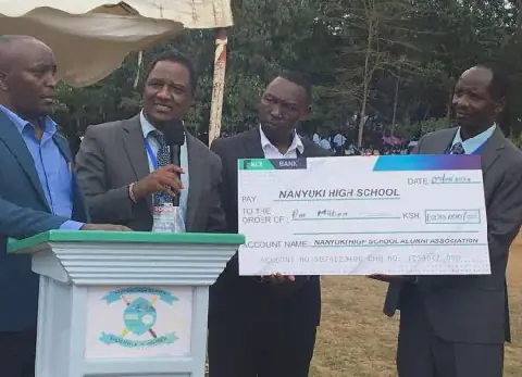 Bright and needy students in Nanyuki School get scholarships