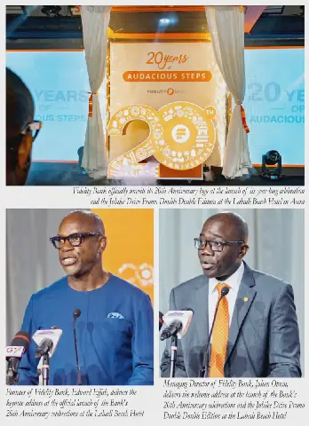 Fidelity Bank Ghana Celebrates 20 Years of Operation