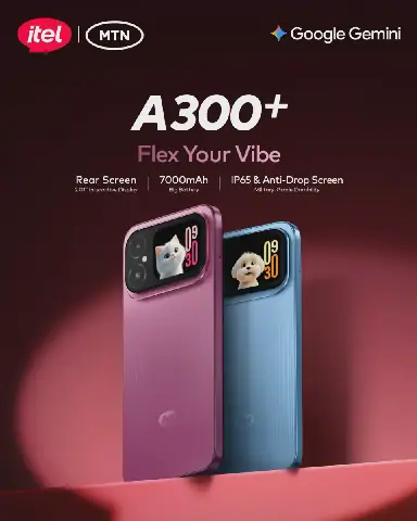 itel Launches A300+ Smartphone with 2.01-Inch Secondary Screen and 7000mAh Battery