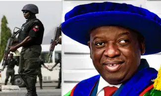 EXCLUSIVE: Lagos Police Command Officers Storm FUOYE Vice-Chancellor’s Residence At Dawn, Plot To Arrest Him Over Fresh Petition By Predecessor