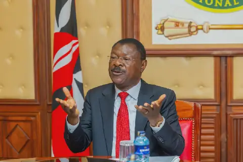 Tax polluters to finance Africa’s climate action, Wetang’ula urges