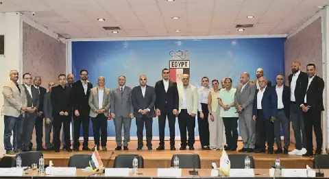 جوهر يبحث مع الأولمبية المصرية استعدادات المنتخبات الوطنية لأولمبياد الشباب