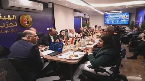 Egyptian Parliament's "Hamayat Al-Watan" Party Holds Meeting to Review Performance