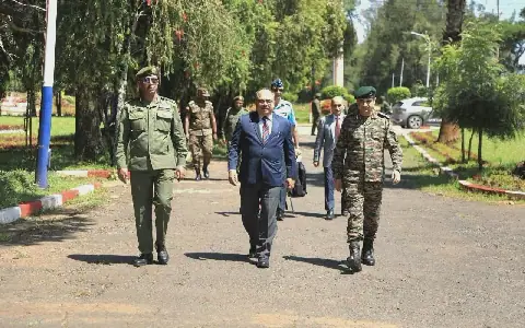 Indian Delegation Visits Ethiopia's Premier Military Academy