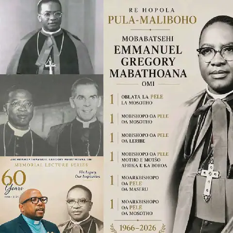 Archbishop Emmanuel Gregory Mabathoana 60 year Memorial