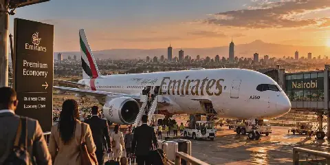 Emirates Launches A350 Nairobi Service with Premium Economy
