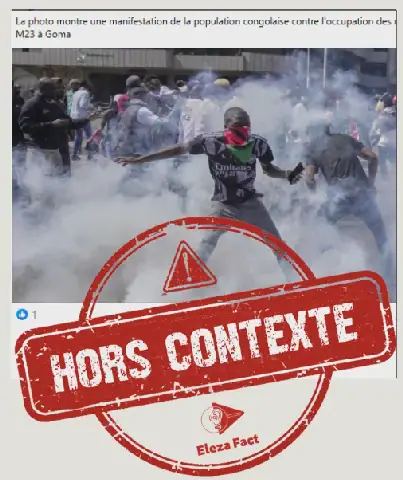 Non, cette image ne montre pas une manifestation contre le M23 à Goma : elle vient du Kenya en 2025
