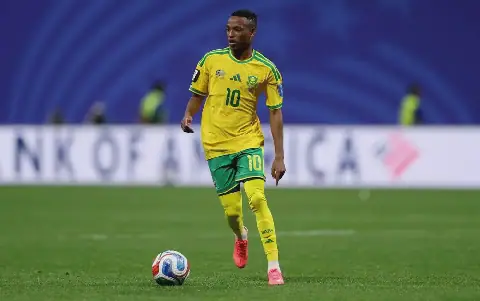 Pitso Mosimane Urges Relebohile Mofokeng to Increase Goal Output for Bafana Bafana