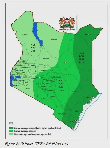 Kenya Meteorological Service Warns of Heavy Rains and Flash Floods