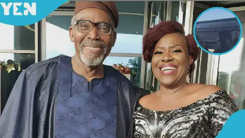 Olu Jacob and and wife, Joke Silva