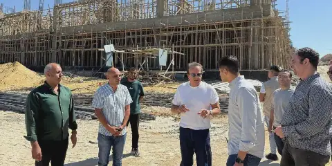 Egyptian Health Minister Inspects New Alamein Hospital Project