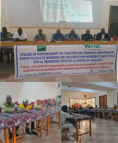Togo's INSP !R-Togo Calls for Strengthening Legal Framework for Just Transition