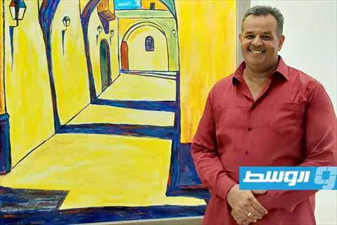 على هامش معرضه «احتفاء بالوحشية».. موسى أبوسبيحة: من حق القارئ تصور ما يريد.. وللفنان رأيه