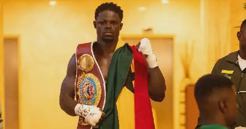 Ghanaian boxer Seth Gyimah, popularly known as Freezy Macbones