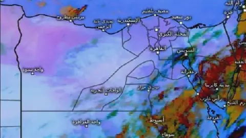 Egyptian Weather Forecast: Rain and Thunderstorms Expected in Several Regions