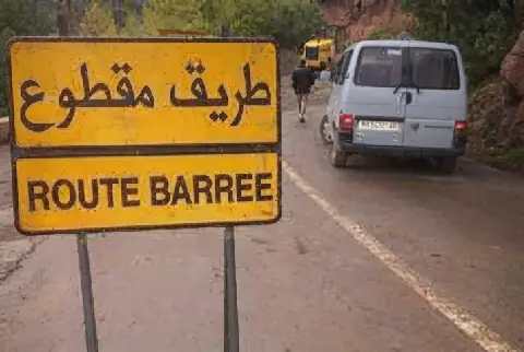 Traffic Disruption Between Sidi Qasim and Meknes for Two Months