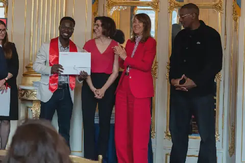Béninois Adam Idrissou Certified by French Culture Program