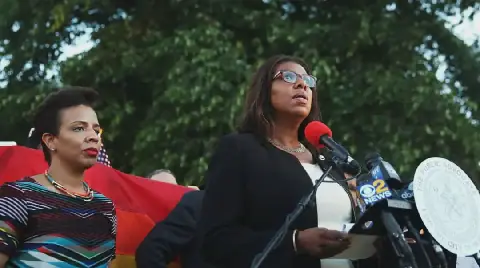 Letitia James, prokureur-generaal van die Amerikaanse deelstaat New York.