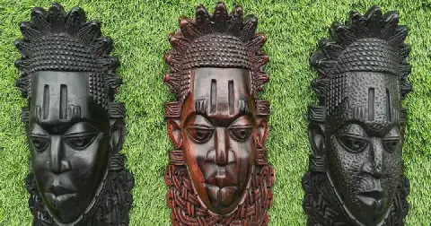 Renditions of the Queen Idia Mask