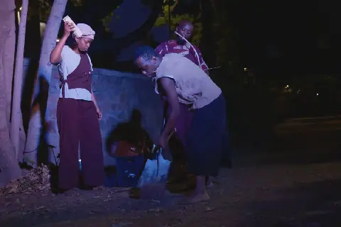 Laphakade Myataza, Lutho Magubu en Kwakhanya Mboniswa se stuk getiteld ‘Sankofa’.