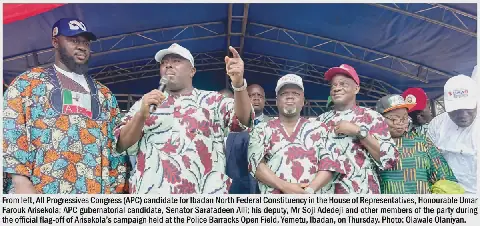 Farouk Arisekola Launches Reps Campaign, Pledges Job Centre for Ibadan North Youths