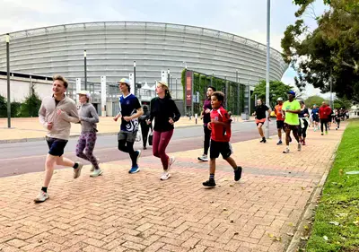 Appreciation: The World Cup turned Green Point into a walkable link between the CBD, the Waterfront and the Sea Point promenade. Photo: Green Point parkrun