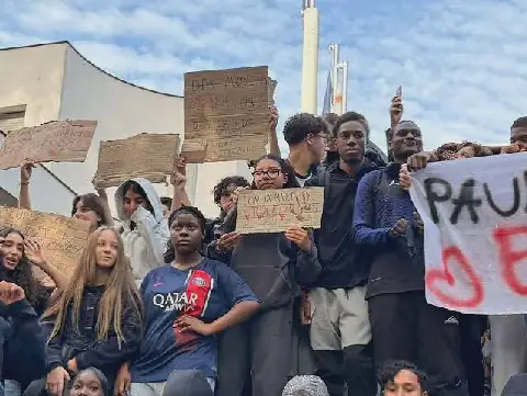 French High School Protests Spark Political Debate