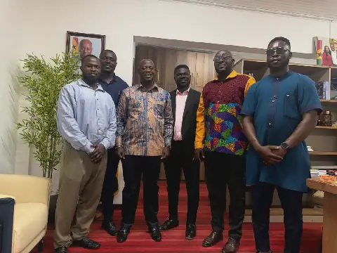 Five NDC Youth Organisers Meet Armah Buah