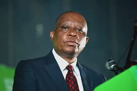 Herman Mashaba, ActionSA-leier en burgemeesterskandidaat in die Johannesburg-metro.