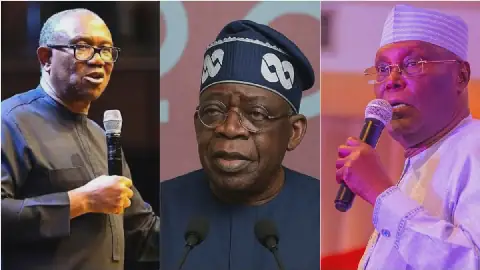 Peter Obi; Bola Tinubu; Atiku Abubakar