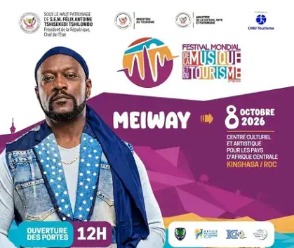 Meiway to Perform at Kinshasa's Festival Mondial de la Musique et du Tourisme