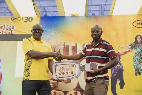 MTN rewards 3 customers with Toyota Prados in Ghana