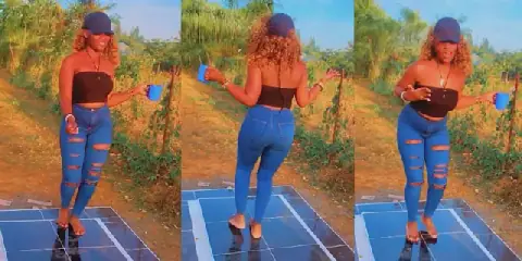 Kenyan Gen-Z Lady Sparks Controversy with Video Dancing on Mother's Grave