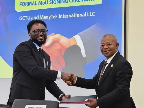 GCTU, ManyTek International LLC sign pact to boost digital skills development