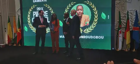 Marietta Gonroudobou du Bénin remporte le prix Pierre Castel