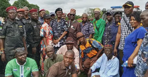 Police Engage Sanda Magbolonthor Community After Recent Violence