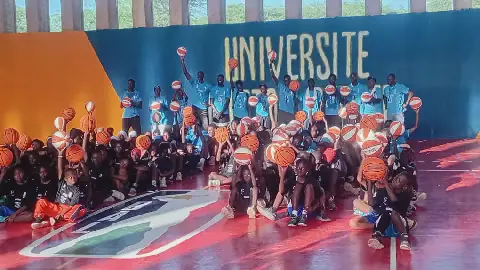 Basketball Africa League and PETROSEN Inaugurate Renovated Basketball Court at University Gaston Berger