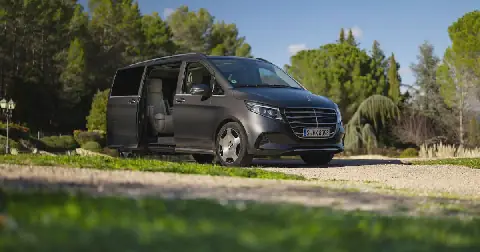 The Mercedes V-Class brings a dollop of prestige to the minivan market. Picture: Mercedes-Benz