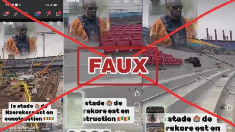 Viral Video Falsely Claims to Show Renovations at Nzerekore's 3 April Stadium