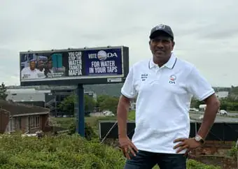 DA’s ‘water tanker mafia’ billboard removed after eThekwini mayor threatens legal action