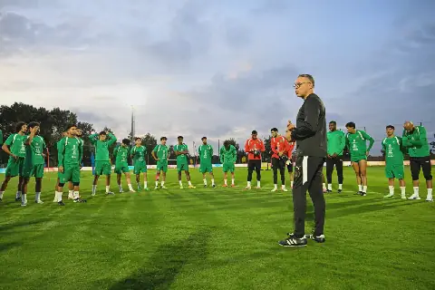Morocco's National Team Prepares for Friendly Match Against Mali