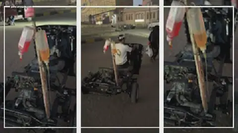 Egyptian Man's Unconventional "Solution" Tuktuk Sparks Amusement