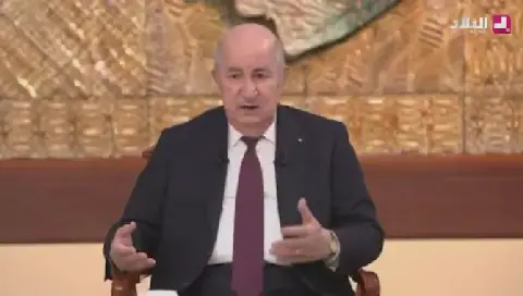 Algerian President Tebboune Addresses Various Issues in Media Interview