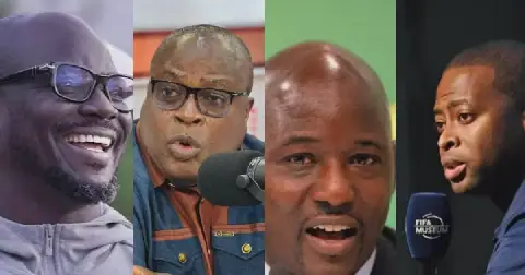 Stephen Appiah, Fred Pappoe, Anthony Baffoe and Faisal Chibsah