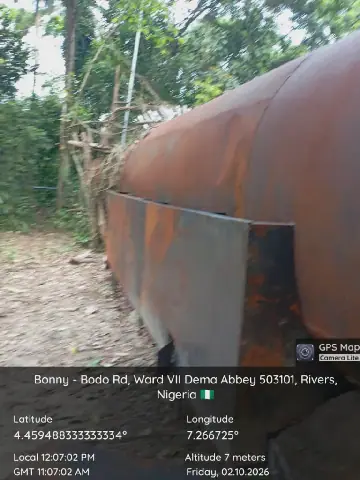Nigerian Navy Dismantles Illegal Refining Site in Rivers State