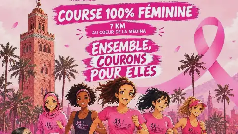 La Kéchoise : Marrakech court en rose pour la santé des femmes